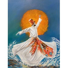 Naushad Alam, 18 x 24 Inch, Oil on Canvas, Figurative Painting, AC-NAL-207